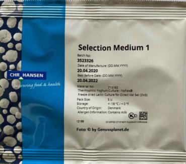 Joghutkultur Selection Medium 5u | Joghurt selbst gemacht